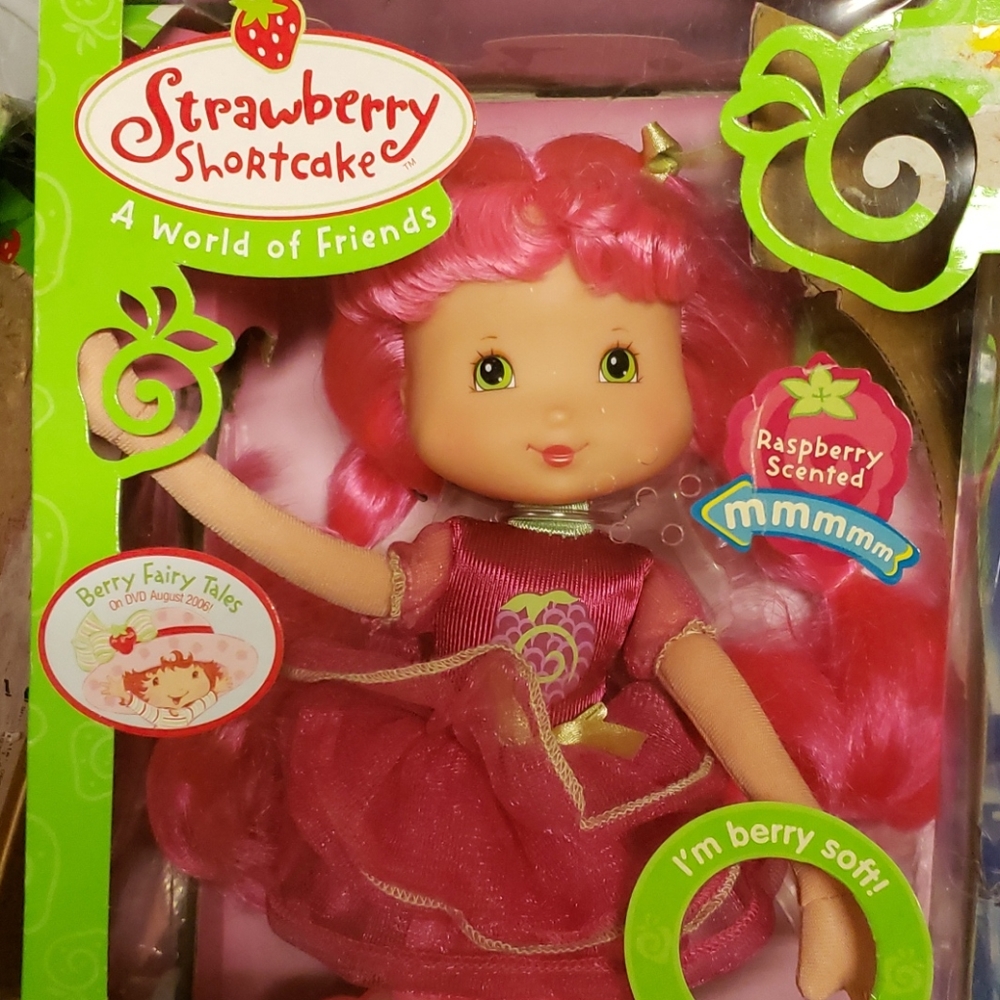 Vintage Strawberry Short Cake doll Raspberry Torte 12" doll new on original box
